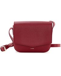 LANDA - Mini Olivo Burgundy Crossbody Bag - Lyst