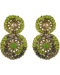 Lavish by Tricia Milaneze - Neon Mix Patch Mini Handmade Crochet Earrings - Lyst