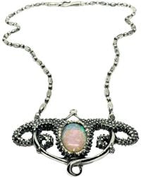 Tg-Jewellery by Tamara Gervasio - Sea Urchin Necklace With Fire Opal Cabochon - Lyst