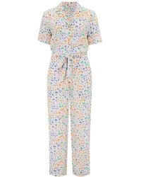 Sugarhill - Rachel Jumpsuit Off Multi, Mottled Leopard - Lyst