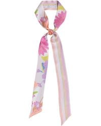 Lost Pattern - Frida X Lost Pattern Frida's Garden Silk Skinny Scarf - Lyst