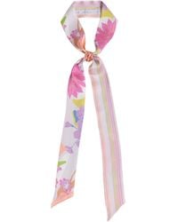 Lost Pattern - Frida X Lost Pattern Frida's Garden Silk Skinny Scarf - Lyst