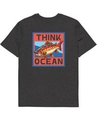 Anchor and Crew - Heather Think Ocean Fish Pixel Art Organic Cotton T-Shirt - Lyst