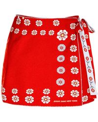 Jessie Zhao New York - Swim Cover Up Skirt- Garden - Lyst