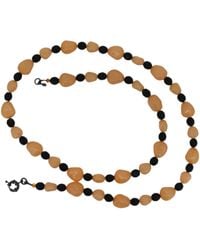 Vickisarge - Pumpkin Parade Glass Necklace - Lyst