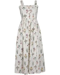 Em & Shi - Healing Herbs Button Down Dress - Lyst