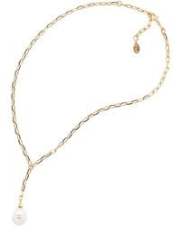 Emma Holland Jewellery - Baroque Pearl Y Necklace - Lyst