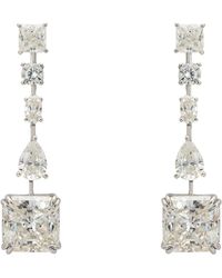 LÁTELITA London - Angelina Moissanite Drop Earrings - Lyst