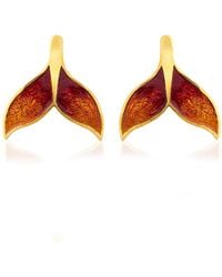Milou Jewelry - Whale Tail Earrings - Lyst