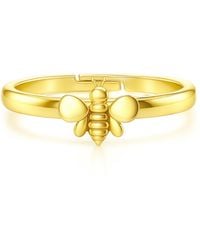 Unaloe - Plated Small Bee Ring – Adjustable Symbolic Nature-Inspired Ring For - Lyst