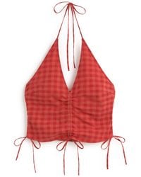 Thinking Mu - Adjustable Seersucker Top Hiba - Lyst