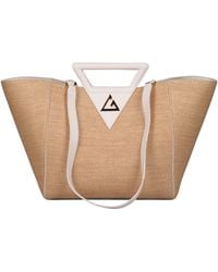 Le Trap - Neutrals Atenas Tote Bag Straw - Lyst