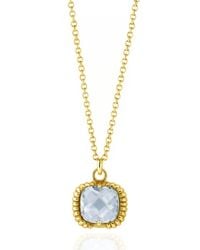 Unaloe - Plated Sterling Crystal Pendant – Elegant Statement Jewelry For - Lyst