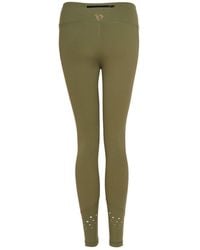Perky Peach - High Rise Laser Khaki Full Length Leggings - Lyst