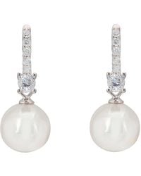 LÁTELITA London - Serenity Pearl Hoop Earrings - Lyst