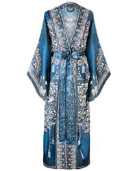Silk&Soul - Tree Of Life Silk Robe - Lyst