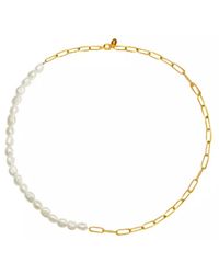 Mickey's Girl - Paiania Pearl Waterproof Necklace - Lyst