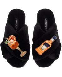 Laines London - Classic Laines Slippers With Summer Spritzer Brooches - Lyst