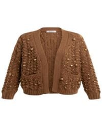 Saachi - Holiday Cardigan Pearl Knit - Lyst