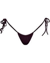 Mihara - Calliope Tie String Bikini Bottoms - Lyst