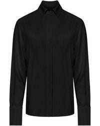Mandragora - Linen And Viscose A Long, Flowing Shirt - Lyst