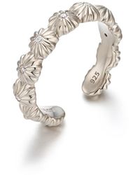 Didier Dubot - La D. D Poppy Flower Ring With Crystal Accents - Lyst