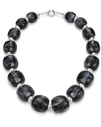 Gold & Honey - Beaded Lucite Necklace For After Hours - Lyst