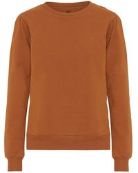 GROBUND - Organic Cotton Sweatshirt With Puff Sleeves - Lyst