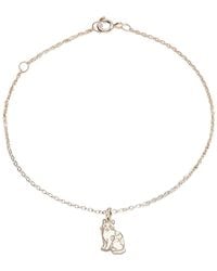 Posh Totty Designs - Sterling Cat Dinky Charm Bracelet - Lyst