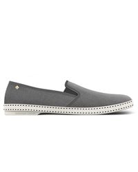 Rivieras - Classic Cotton Canvas Slip-On Loafer With Laces - Lyst