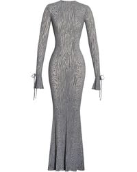 women waylynn burnout velvet detail mesh backless maxi dress Miss Circle New York Animal Print in Black This dress is also coll:night_glam Bright Prom Dresses – Size:XXS