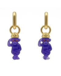 Michael Nash Jewelry - Monkey Resin Drop Earrings - Lyst