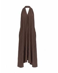 Tantra Spain Sl - Loose-Fitting Midi Dress With A Halter Neckline - Lyst