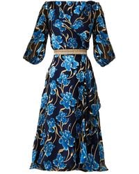 SACHA DRAKE - Linnee Wrap Midi Dress - Lyst