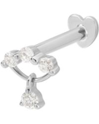 Vanhi - 14K Solid Freda Lab-Grown Diamond Flat Back Stud - Lyst