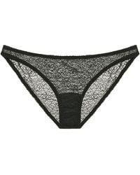 Journelle - Alix Cheeky Bikini Noir - Lyst