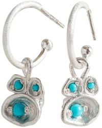 Claire Hill Designs - Lichen Hoop Earrings - Lyst