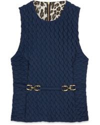 Amanda Thompson Couture - Marlo Pleated Waistcoat & Pinstripe Italian Wool - Lyst
