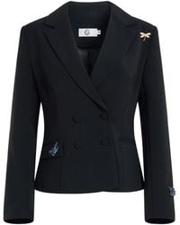 The Gt Atelier - Butterfly Embellished Blazer - Lyst