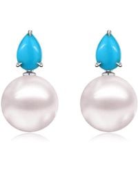 Kai Fine Jewelry - Sterling Natural & Freshwater Pearl Venus Tears Convertible Earrings - Lyst