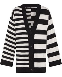 INGMARSON - Multi-striped Wool & Cashmere Knitted Cardigan - Lyst