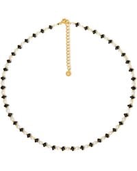 Freqnc Atelier - Cassie Natural Agate Freshwater Pearl Necklace - Lyst