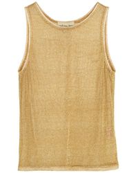 Paloma Lira - Shimmery Tank Top - Lyst