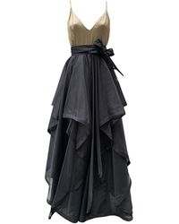 Imaatu - Pure Silk Opera Dress Asymmetrical Luxury Maxi Carpet Gown - Lyst