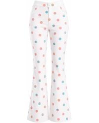 LOVEIST STORE - Polka Dot Flared Co-Ord Trousers - Lyst