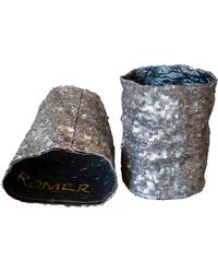 Romer Millinery - Morphy Moldable Wrist Cuff Gunmetal Sequin Set Of Two - Lyst