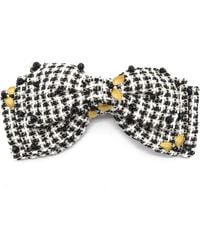 ADIBA - Tweed Beaded Harmony Hair Barrette - Lyst