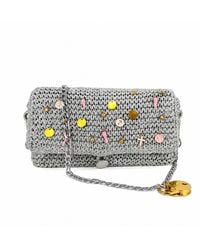 Hilo De Mar - Small Handknitted Handbag With Charms - Lyst