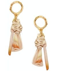 Adriana Pappas Designs - Shell Tassel Earrings - Lyst