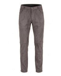 Ron Tomson - Microsuede Lightweight Tapered Pants - Lyst